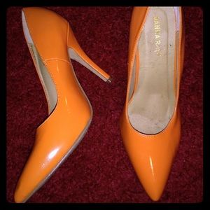 Orange heels